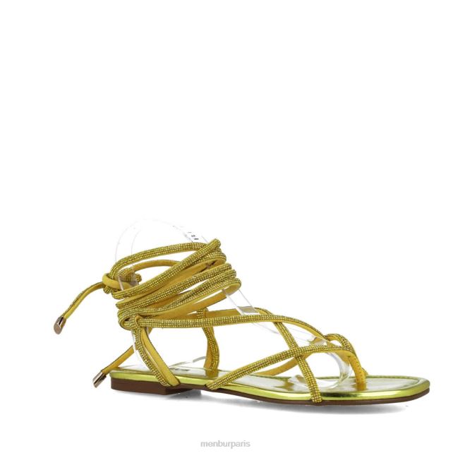 Menbur femmes lion mineur DVZ862921 des sandales jaune