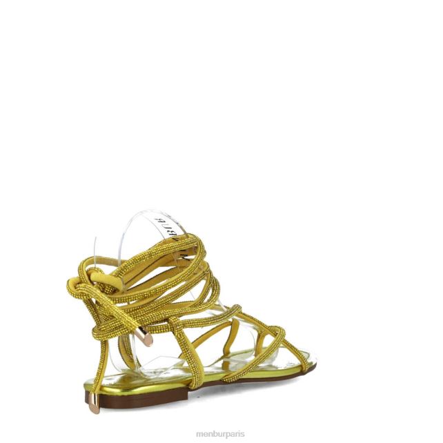 Menbur femmes lion mineur DVZ862921 des sandales jaune