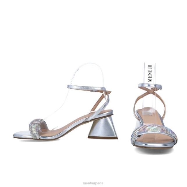 Menbur femmes lyre DVZ86128 des sandales argent