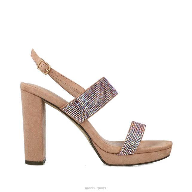 Menbur femmes muscade DVZ862601 des sandales maquillage rose