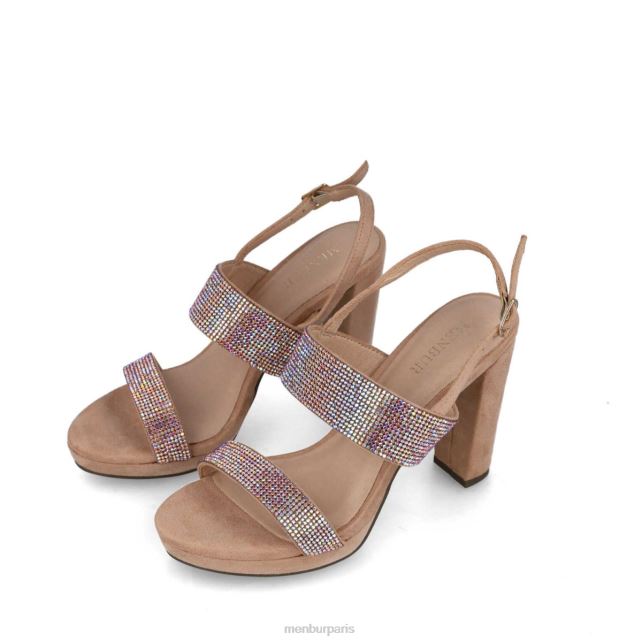 Menbur femmes muscade DVZ862601 des sandales maquillage rose