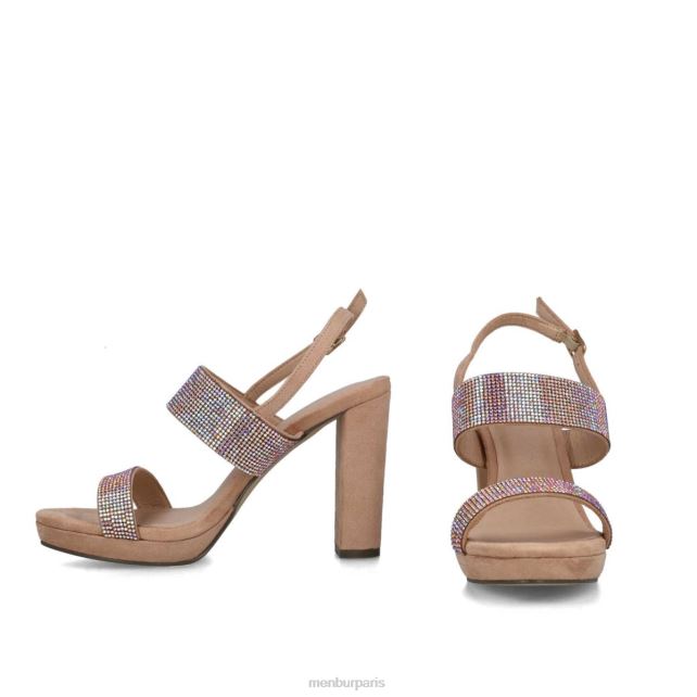 Menbur femmes muscade DVZ862601 des sandales maquillage rose