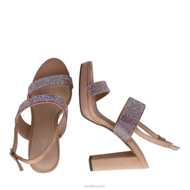 Menbur femmes muscade DVZ862601 des sandales maquillage rose