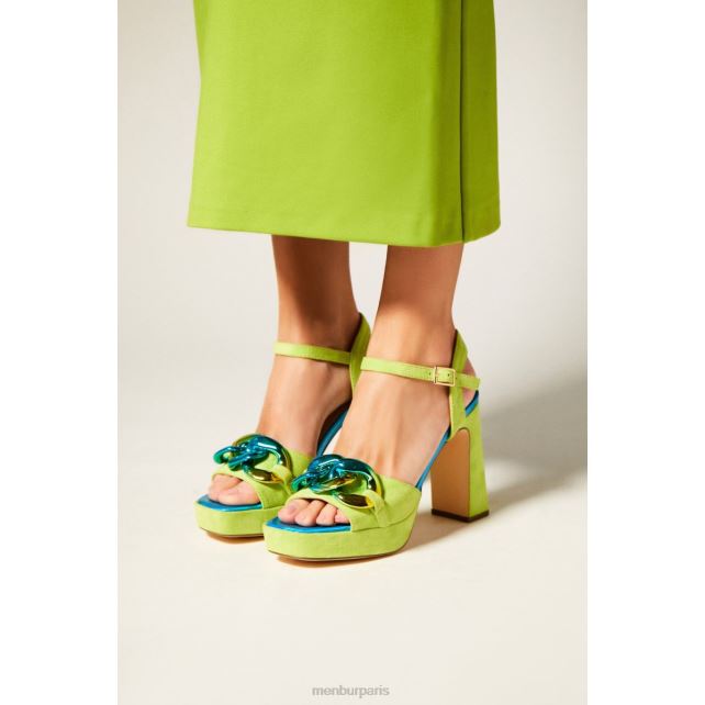 Menbur femmes réticules DVZ862622 des sandales vert