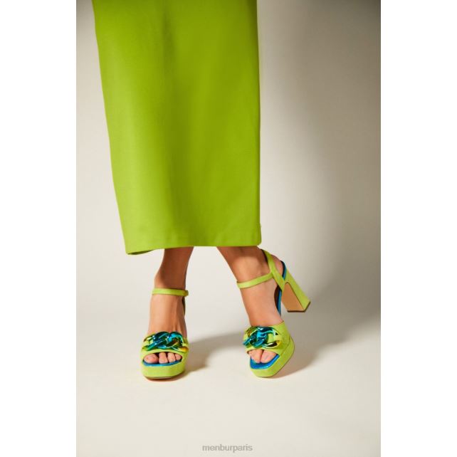 Menbur femmes réticules DVZ862622 des sandales vert