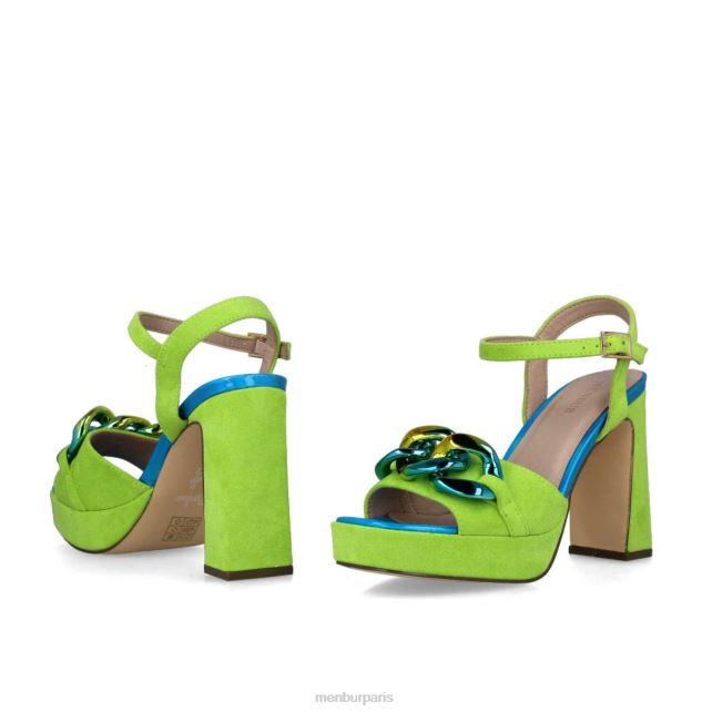 Menbur femmes réticules DVZ862622 des sandales vert