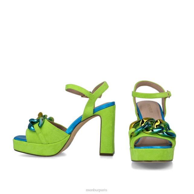 Menbur femmes réticules DVZ862622 des sandales vert