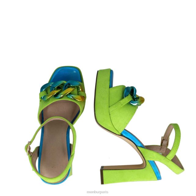 Menbur femmes réticules DVZ862622 des sandales vert