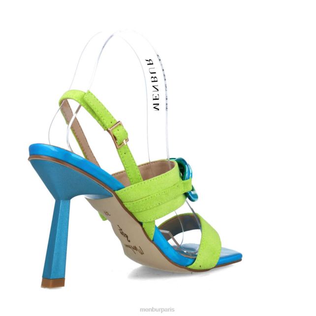 Menbur femmes réticules DVZ862894 des sandales vert