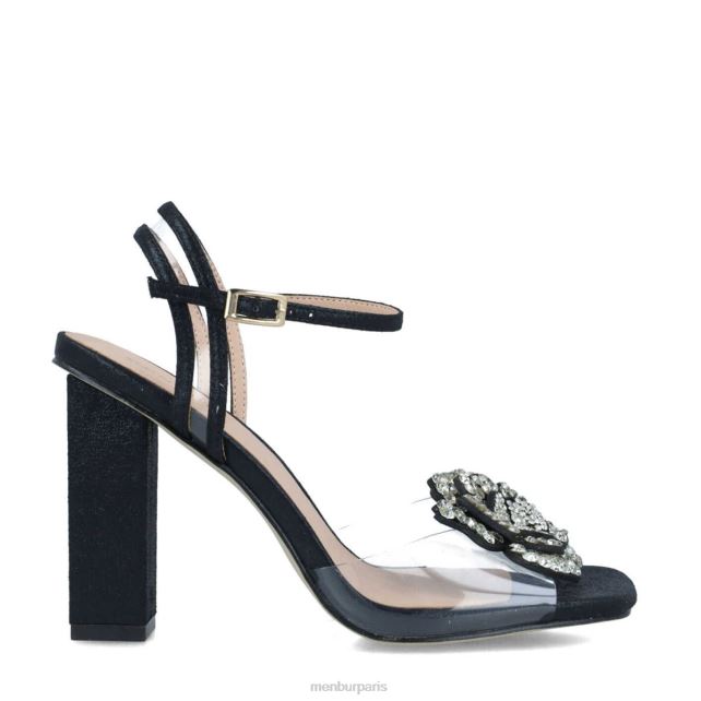 Menbur femmes réticulum DVZ862868 des sandales noir