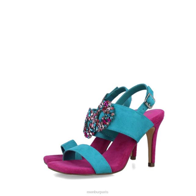 Menbur femmes sagittes DVZ862735 des sandales bleu moyen