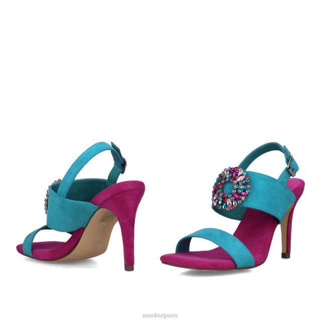 Menbur femmes sagittes DVZ862735 des sandales bleu moyen