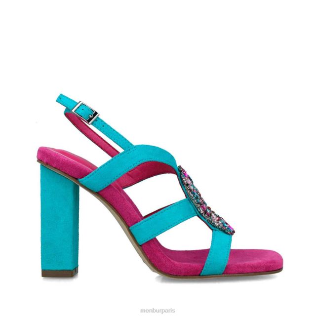 Menbur femmes sagittes DVZ862893 des sandales bleu moyen