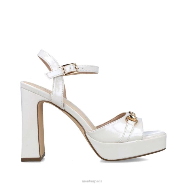 Menbur femmes sculpteur DVZ862606 des sandales blanc