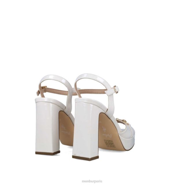 Menbur femmes sculpteur DVZ862606 des sandales blanc