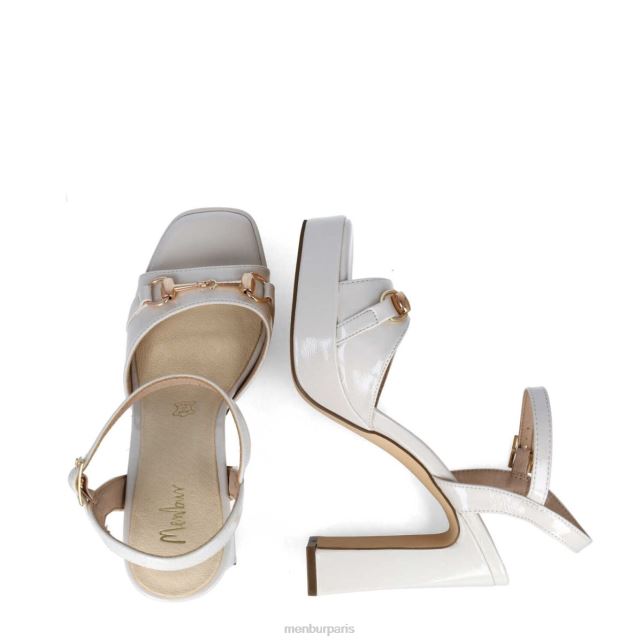 Menbur femmes sculpteur DVZ862606 des sandales blanc