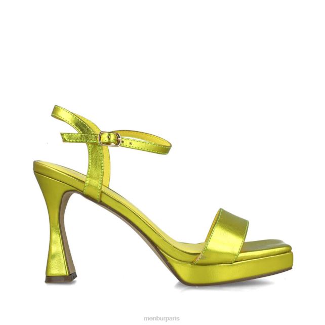 Menbur femmes triangle DVZ862511 des sandales jaune