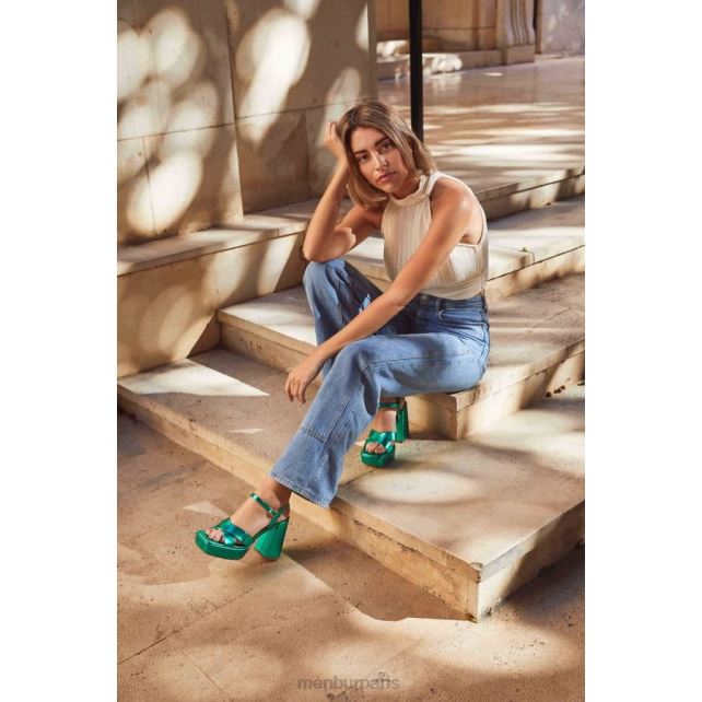 Menbur femmes triangle DVZ862632 des sandales vert