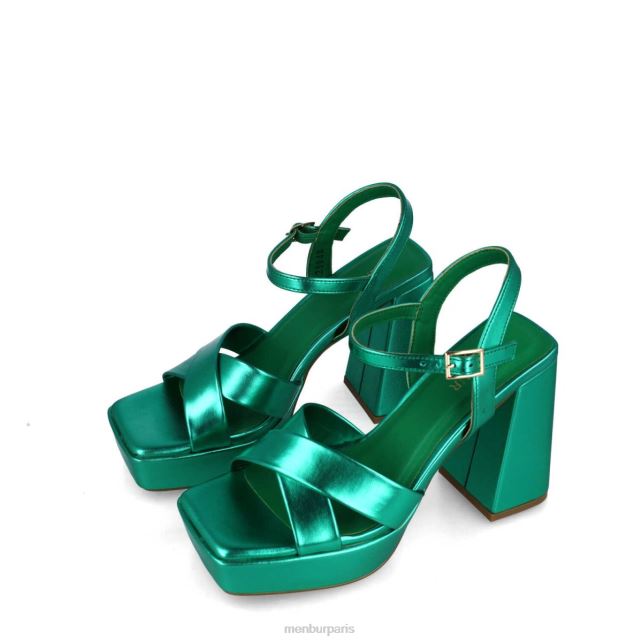 Menbur femmes triangle DVZ862632 des sandales vert