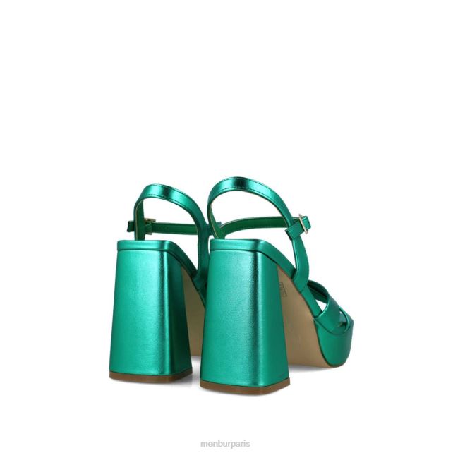 Menbur femmes triangle DVZ862632 des sandales vert