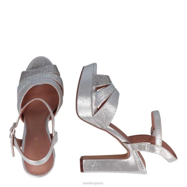 Menbur femmes Arielle DVZ864890 talons hauts argent
