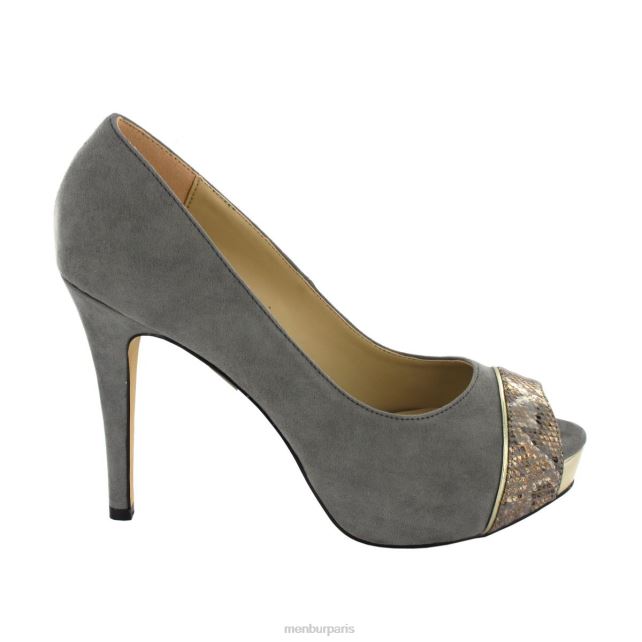 Menbur femmes Arrecife DVZ864714 talons hauts gris