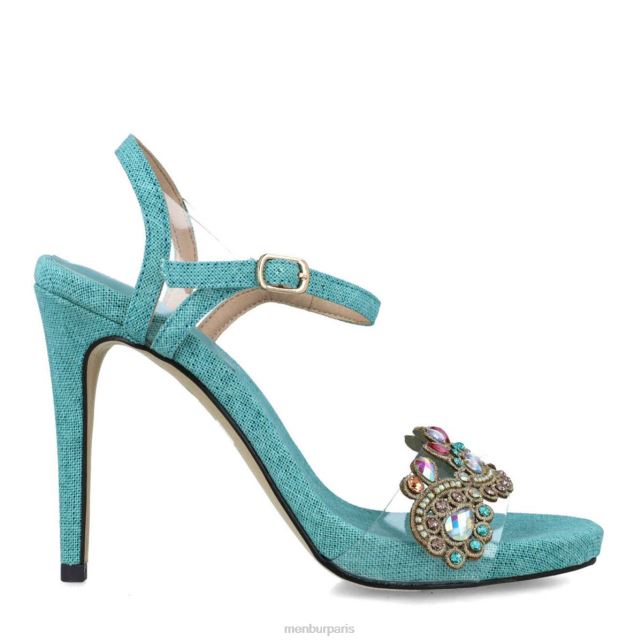 Menbur femmes Atlanta DVZ861253 talons hauts bleu moyen