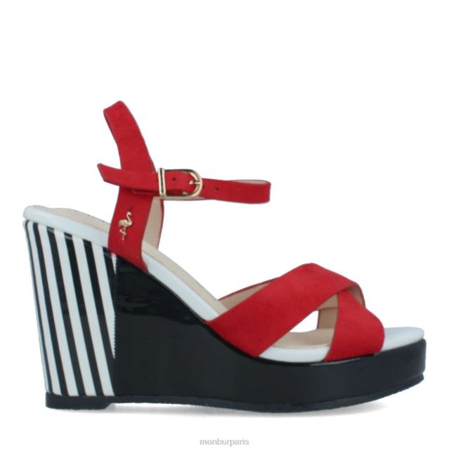 Menbur femmes Calvi DVZ86847 talons hauts rouge