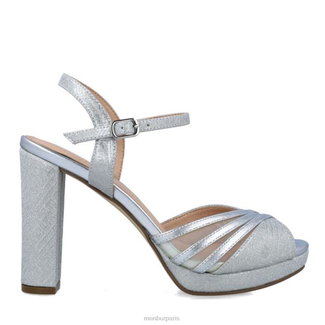 Menbur femmes Carmenta DVZ865043 talons hauts argent