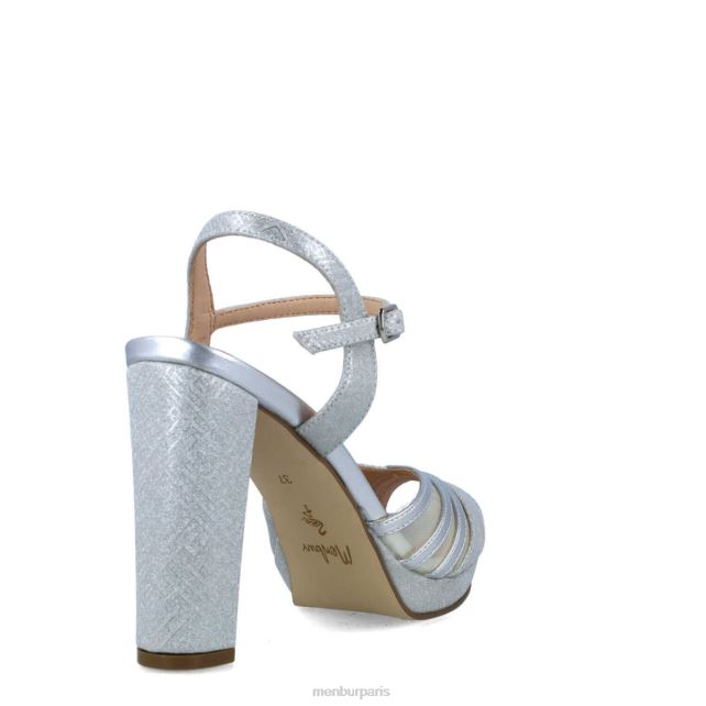 Menbur femmes Carmenta DVZ865043 talons hauts argent