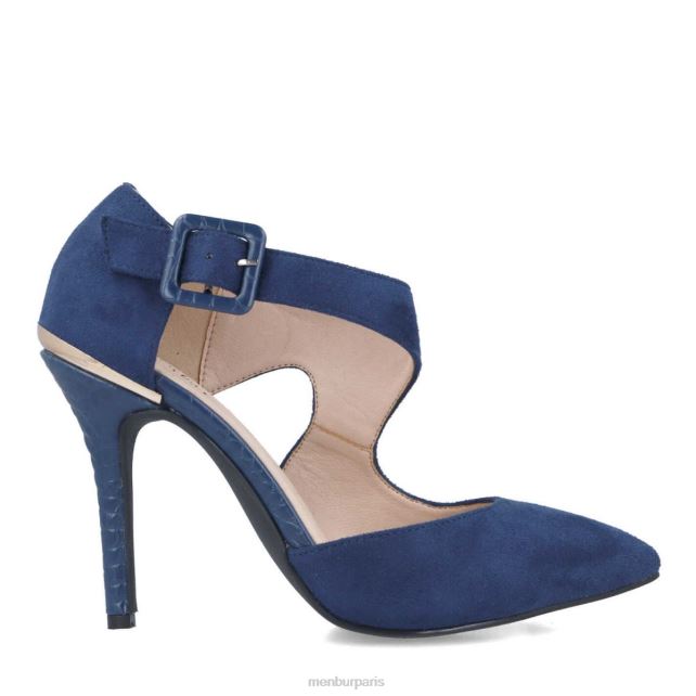Menbur femmes Crète DVZ865412 talons hauts bleu foncé
