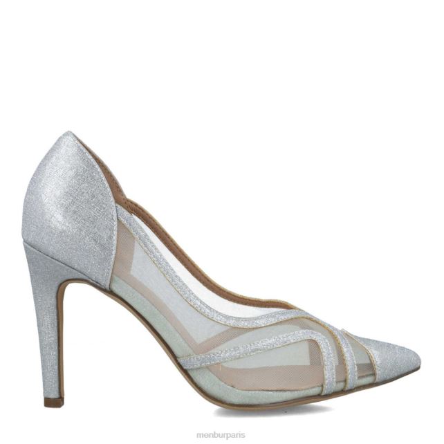 Menbur femmes Kornerupine DVZ86789 talons hauts argent