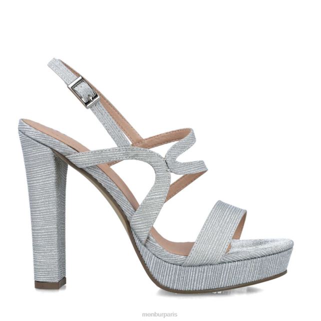 Menbur femmes albunea DVZ865085 talons hauts argent