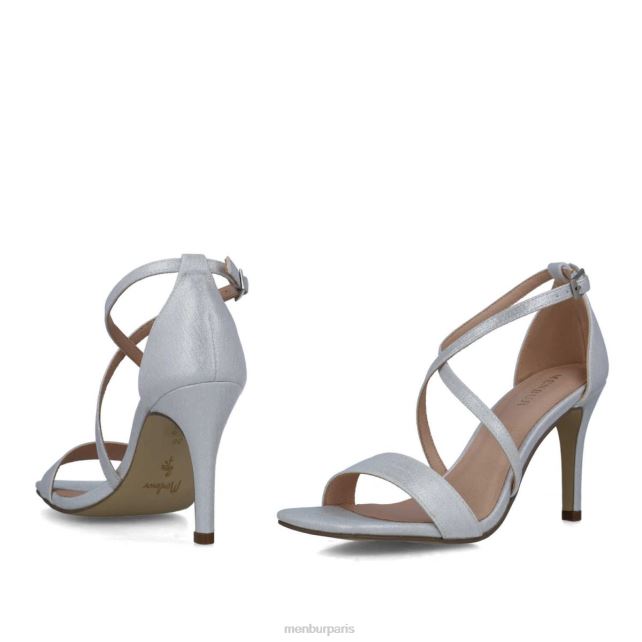 Menbur femmes aventure DVZ863775 talons hauts argent