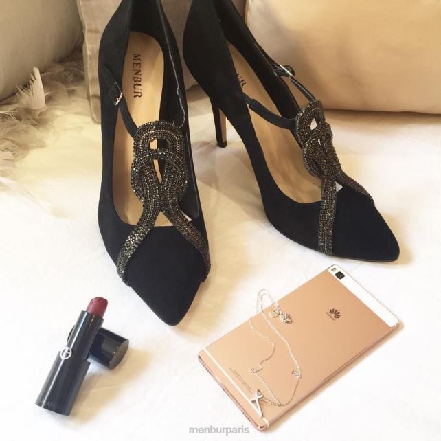 Menbur femmes bénacazon DVZ864721 talons hauts noir