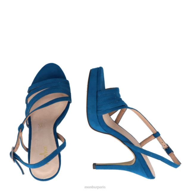 Menbur femmes barette DVZ86819 talons hauts bleu moyen