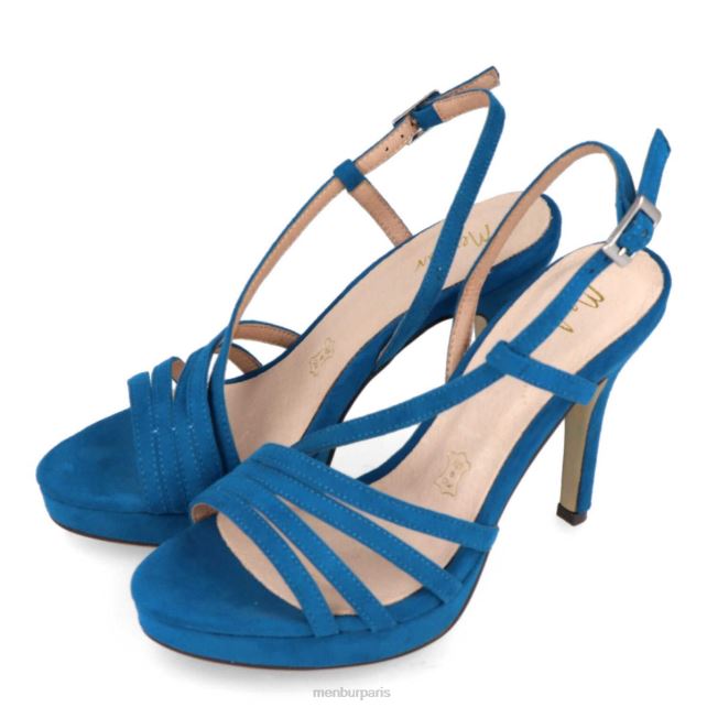 Menbur femmes barette DVZ86819 talons hauts bleu moyen