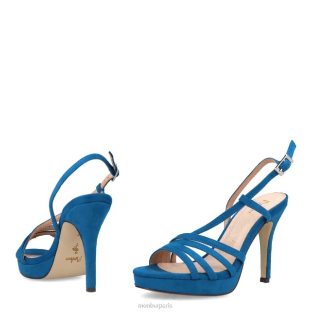 Menbur femmes barette DVZ86819 talons hauts bleu moyen