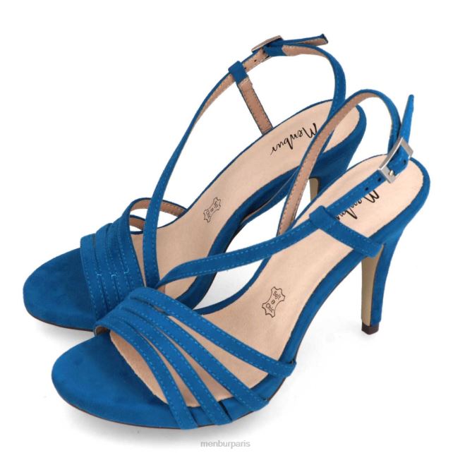 Menbur femmes barette DVZ86819 talons hauts bleu moyen