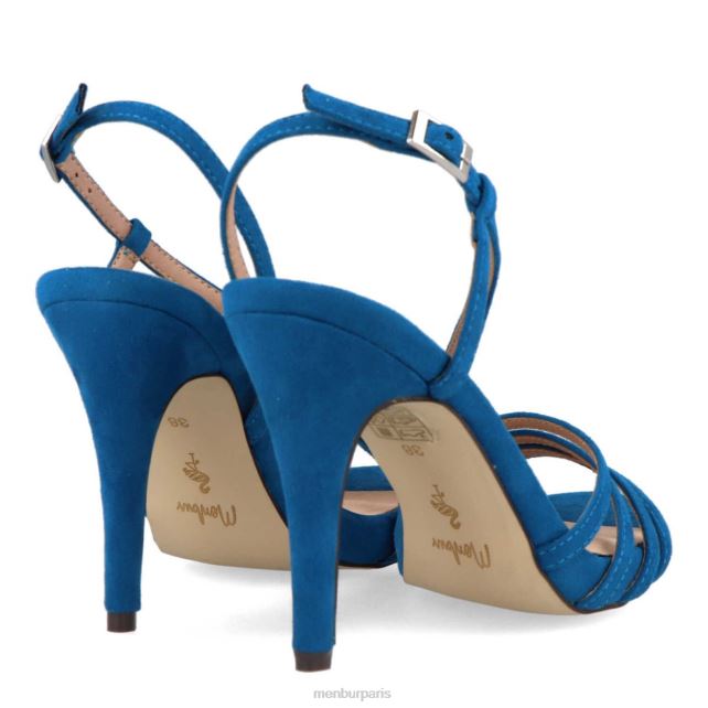 Menbur femmes barette DVZ86819 talons hauts bleu moyen