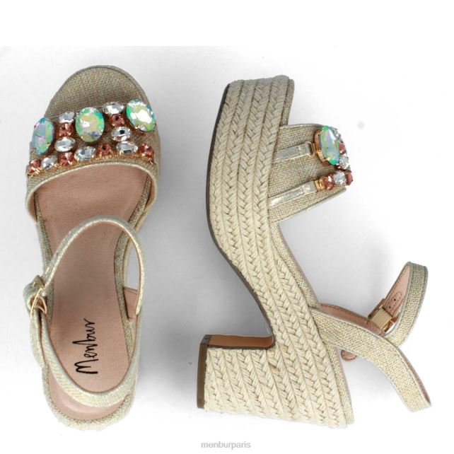 Menbur femmes baselice DVZ861295 talons hauts beige