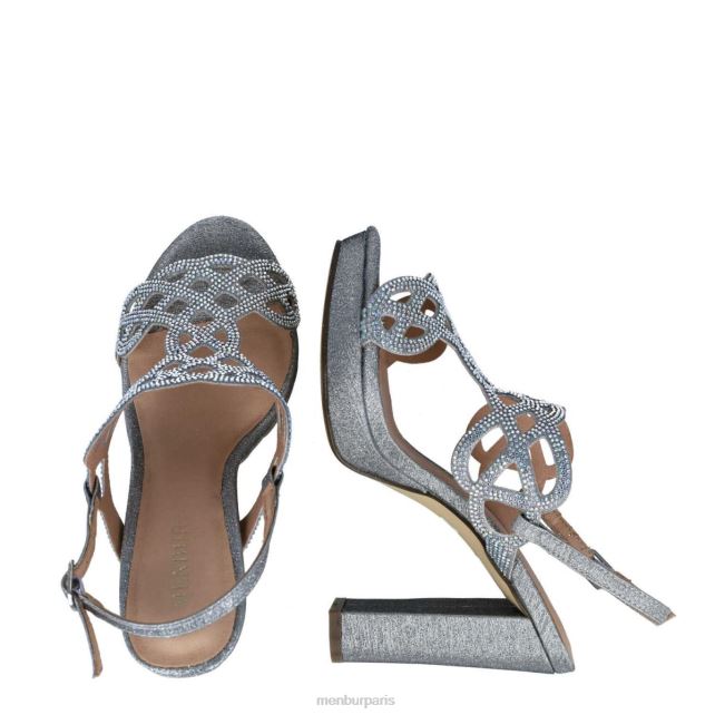 Menbur femmes bateauti DVZ861298 talons hauts argent