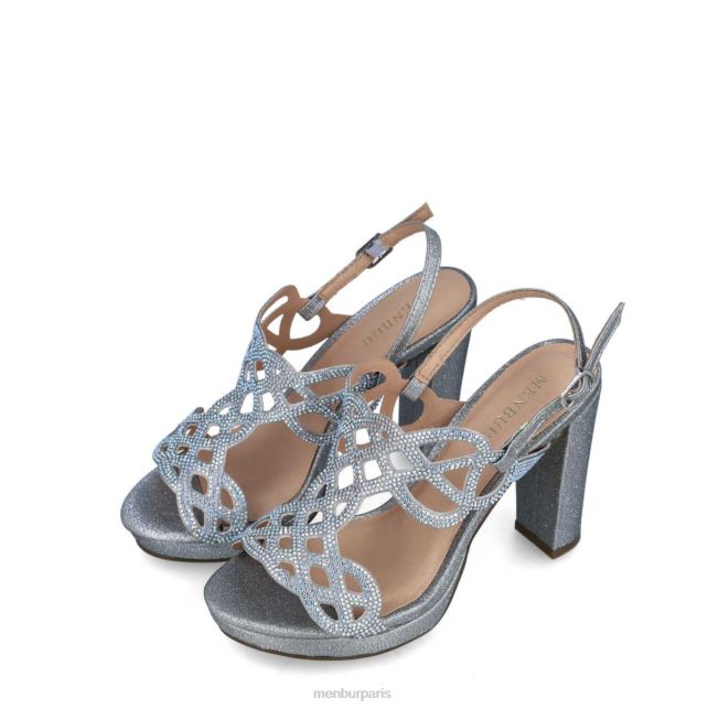 Menbur femmes bateauti DVZ861298 talons hauts argent