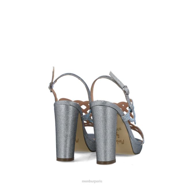 Menbur femmes bateauti DVZ861298 talons hauts argent