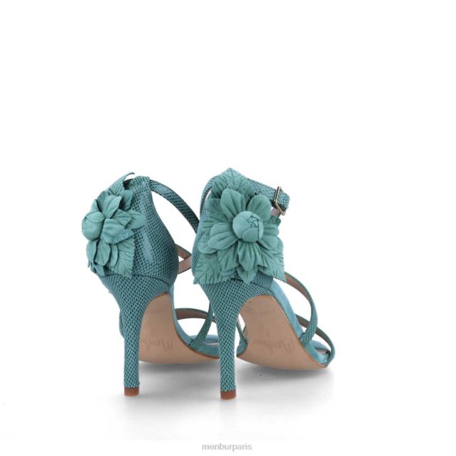 Menbur femmes blanc DVZ864575 talons hauts bleu clair