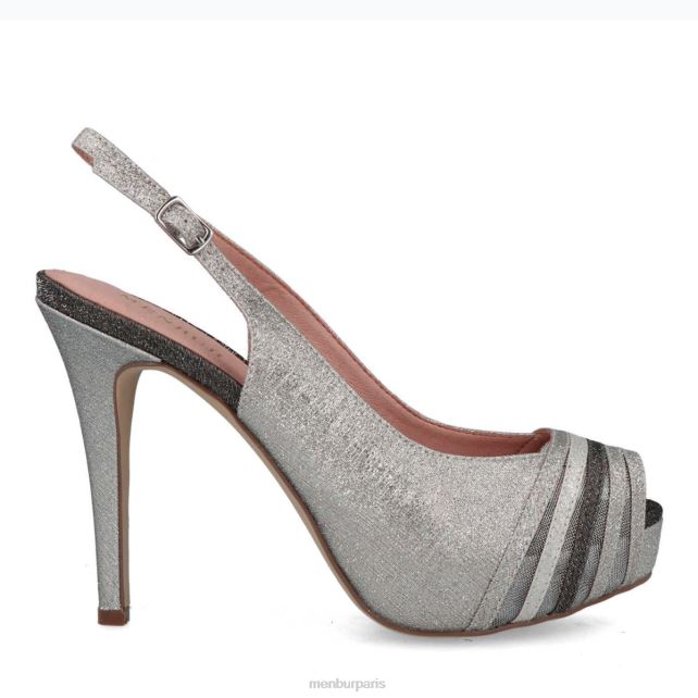 Menbur femmes borello DVZ86962 talons hauts argent