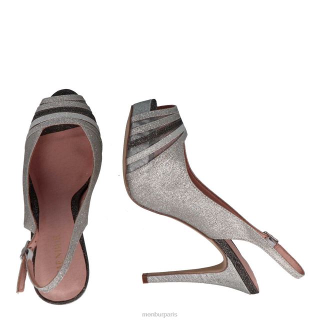Menbur femmes borello DVZ86962 talons hauts argent