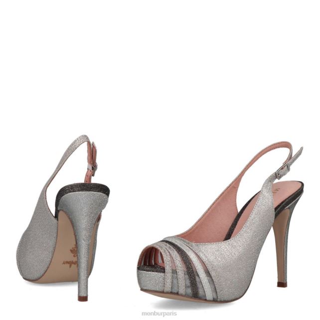 Menbur femmes borello DVZ86962 talons hauts argent