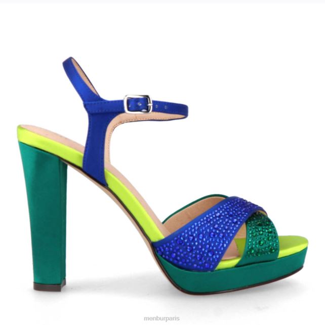 Menbur femmes brigand DVZ861247 talons hauts bleu moyen