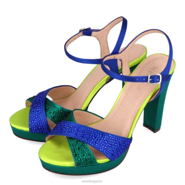 Menbur femmes brigand DVZ861247 talons hauts bleu moyen